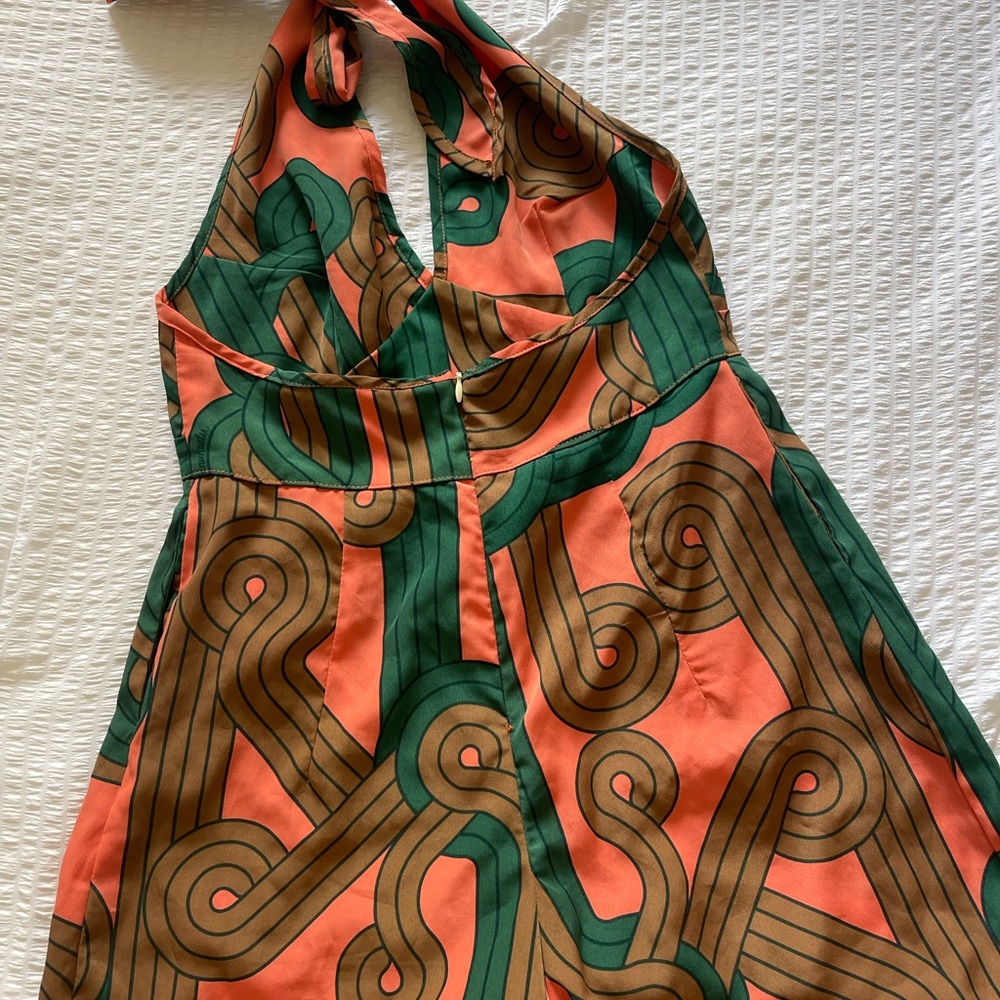 XS Manuheali’i short halter romper